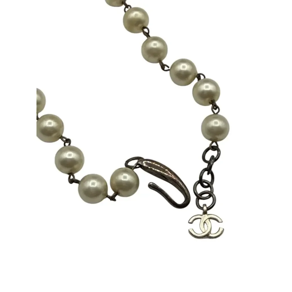 Chanel Mother of Pearl Camellia Necklace